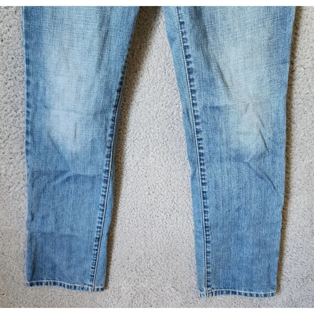 Mini Boden Blue Denim‎ Stretch Waist Jeans Youth Size 2Y 100% Cotton
